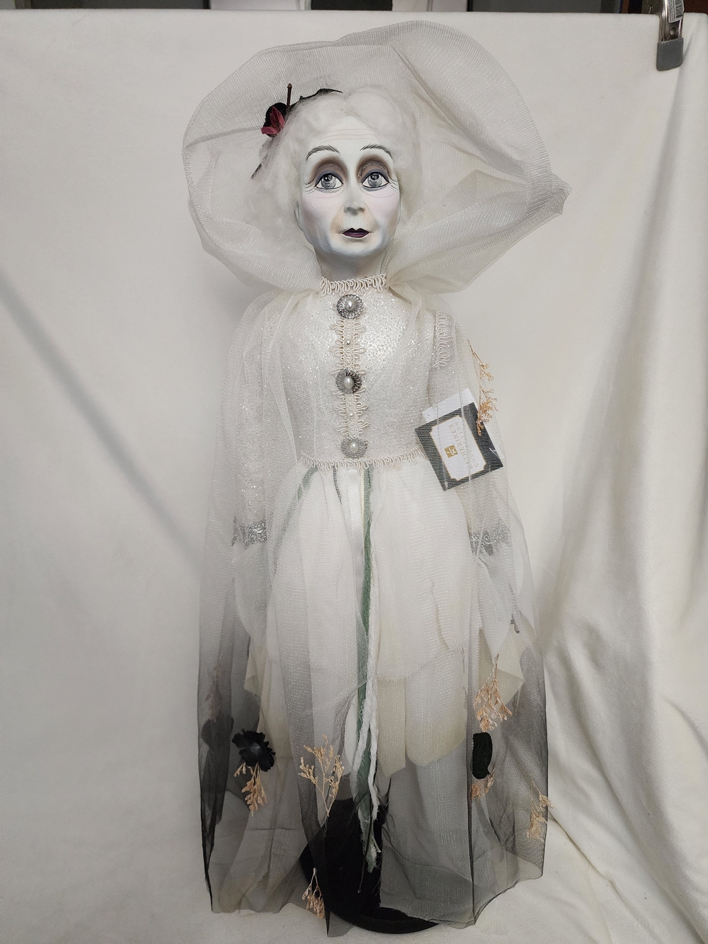 Katherine's Collection White and Black Ghost Bride Costume